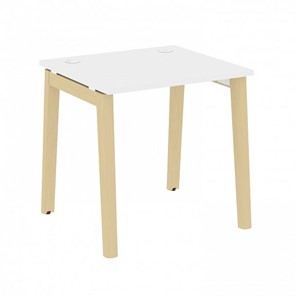 Стол для офиса Onix Wood OW.SP-0.7, Белый Бриллиант/Дуб Светлый в Самаре