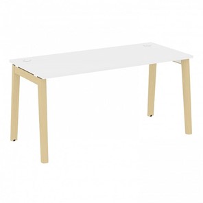 Стол для офиса Onix Wood OW.SP-4.7, Белый Бриллиант/Дуб светлый в Самаре