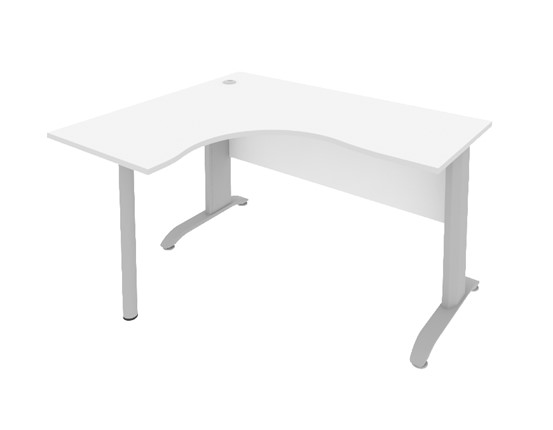 Письменный стол ПЛ.СА-3 Л 1400х1200х755 Белый в Самаре - изображение