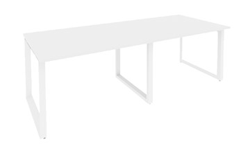 Стол переговорный O.MO-PRG-2.2 Белый/Белый бриллиант в Самаре