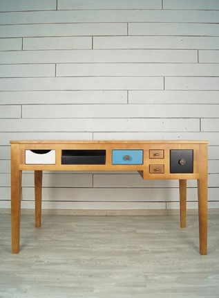Стол письменный Aquarelle Birch с 6 ящиками (RE-12ETG/4) в Сызрани - изображение