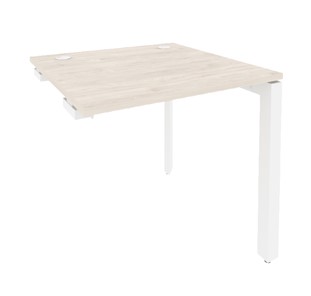 Приставной стол к тумбе O.MP-SPR-0.8 Белый/Денвер светлый в Самаре