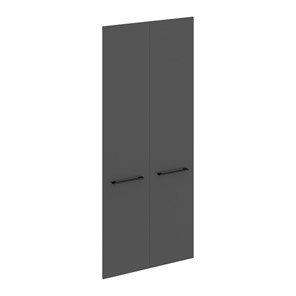 Дверь для шкафа высокая MORRIS TREND Антрацит/Кария Пальмира MHD 42-2 (844х1900х18) в Самаре