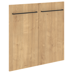 Дверь глухая двойная низкая LOFTIS Дуб Бофорд LLD 40-2 (790х18х734) в Самаре