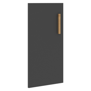 Низкая дверь для шкафа левая FORTA Черный ГрафитFLD 40-1(L) (396х18х766) в Самаре