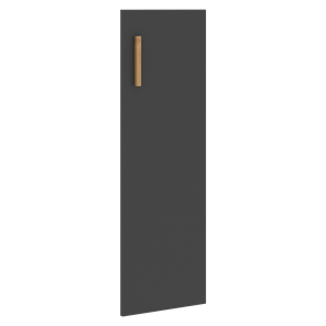 Дверь для шкафа средняя правая FORTA Черный Графит FMD40-1(R) (396х18х1164) в Самаре