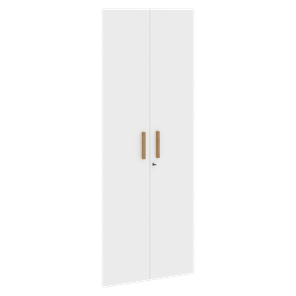 Двери для шкафов высокие с замком FORTA Белый FHD 40-2(Z)  (794х18х1932) в Тольятти