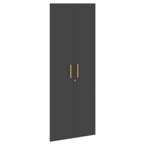 Высокие двери для шкафов с замком FORTA Черный Графит FHD 40-2(Z)  (794х18х1932) в Тольятти