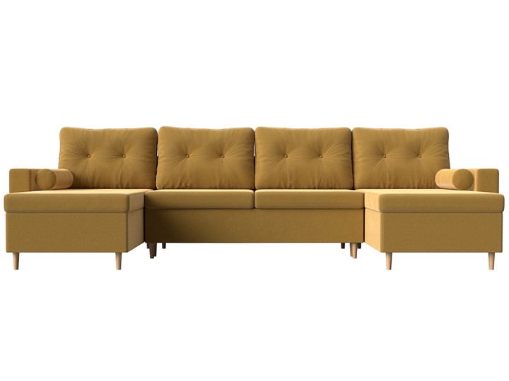 П-образный диван Белфаст, Желтый (Микровельвет) в Самаре - изображение 5