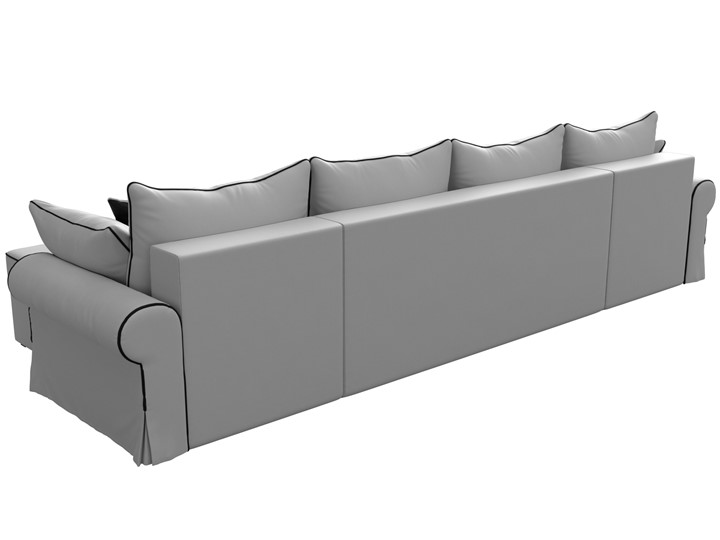 Большой П-образный диван Элис, Белый (экокожа) в Самаре - изображение 7