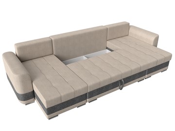 П-образный диван Честер, Бежевый/серый (рогожка) в Самаре - предосмотр 6