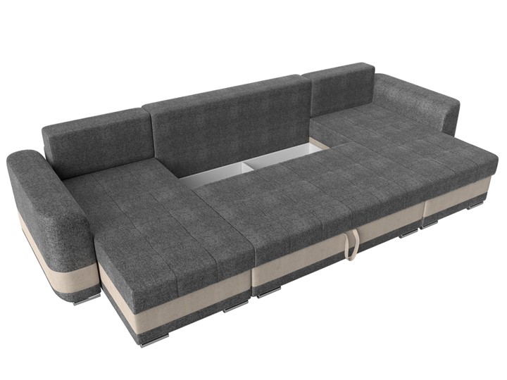П-образный диван Честер, Серый/бежевый (рогожка) в Самаре - изображение 6