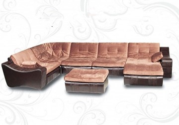 П-образный диван Плимут-Лувр 410х230х175 в Тольятти - предосмотр 1