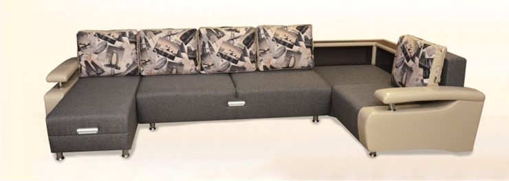 П-образный диван Престиж-15 люкс с полкой в Самаре - изображение 2