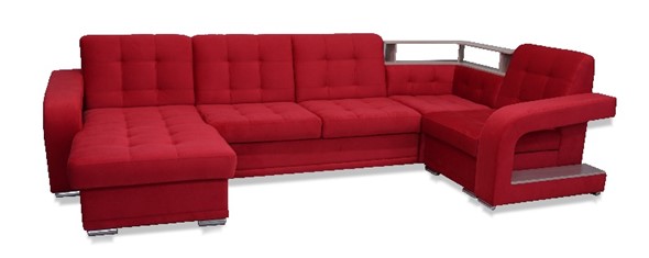 П-образный диван Соня-17 с полкой в Самаре - изображение