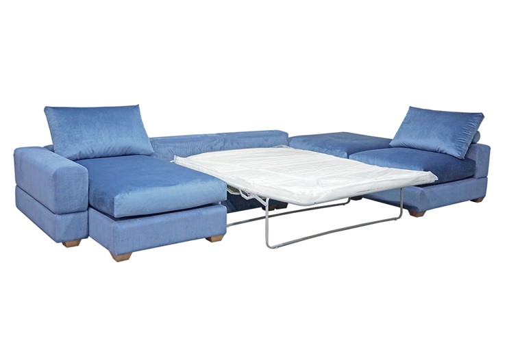 П-образный диван V-10-M П (П1+Д4+Д2+УС+ПС), Memory foam в Тольятти - изображение 1