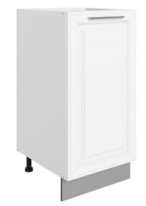 Шкаф рабочий Мишель L400 (1 дв. гл.) эмаль (белый/белый) в Самаре
