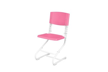 Регулируемый детский стул СУТ.01 Пластик (рост от 130 см), Розовый в Сызрани