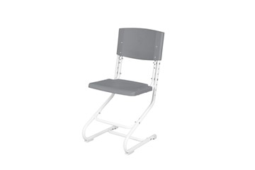 Регулируемый детский стул СУТ.02 Пластик (рост от 115 см), Серый в Самаре