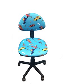 Детское комьютерное кресло LB-C 02, цвет синие машинки в Сызрани