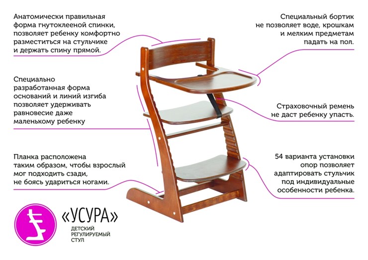 Растущий стул Усура бежевый в Тольятти - изображение 5