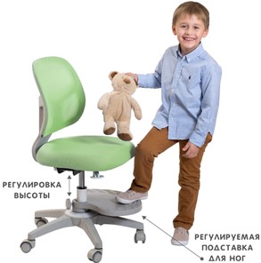 Кресло детское Holto-22 зеленое в Самаре - предосмотр 2