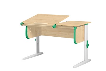 Растущий стол 1/75-40 (СУТ.25) Бежевый/Белый/Зеленый в Сызрани