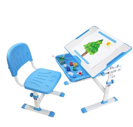 Растущая парта + стул Karo Blue в Самаре - изображение