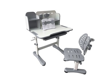 Стол растущий и стул Vivo Grey FUNDESK в Самаре - предосмотр