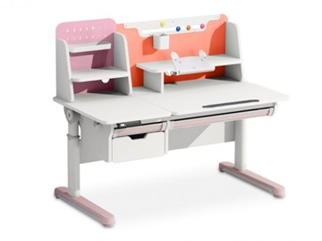 Детский стол-трансформер Mealux Electro 730 + надстройка, Розовый в Сызрани