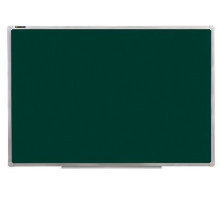 Доска  для мела 90х120 см, зеленая, ГАРАНТИЯ 10 ЛЕТ, РОССИЯ, BRAUBERG, 231706 в Тольятти - изображение