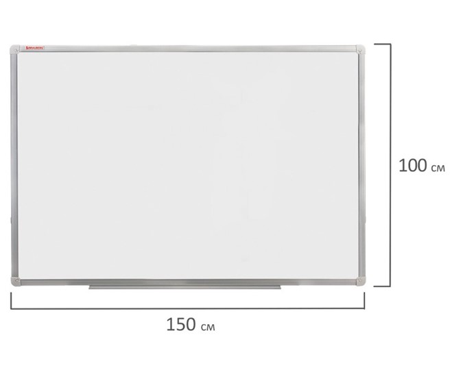 Магнитная доска на стену BRAUBERG 100х150 см, алюминиевая рамка в Сызрани - изображение 8