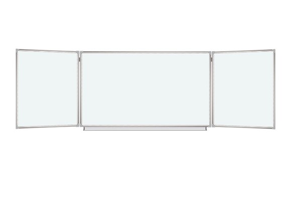 Доска магнитная настенная BRAUBERG 100х150/300 см, 3-х элементная в Сызрани - изображение