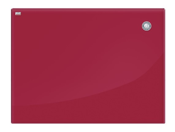 Доска магнитно-маркерная стеклянная 2х3 OFFICE TSZ86 R, 60x80 см, красная в Сызрани - изображение
