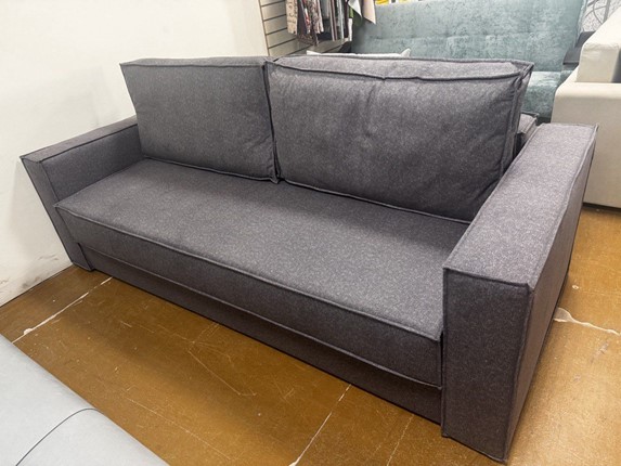 Прямой диван Эдельвейс БД Simple 21 велюр в Тольятти - изображение
