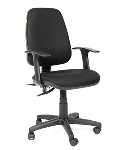 Компьютерное кресло CHAIRMAN 661 Ткань стандарт 15-21 черная в Самаре - предосмотр