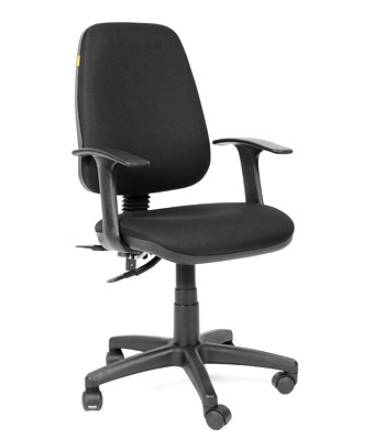 Компьютерное кресло CHAIRMAN 661 Ткань стандарт 15-21 черная в Самаре - изображение