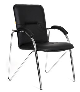 Кресло офисное CHAIRMAN 850 Экокожа Terra 118 черная в Сызрани - предосмотр