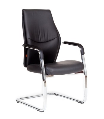 Кресло компьютерное CHAIRMAN Vista V Экокожа премиум черная в Самаре - изображение